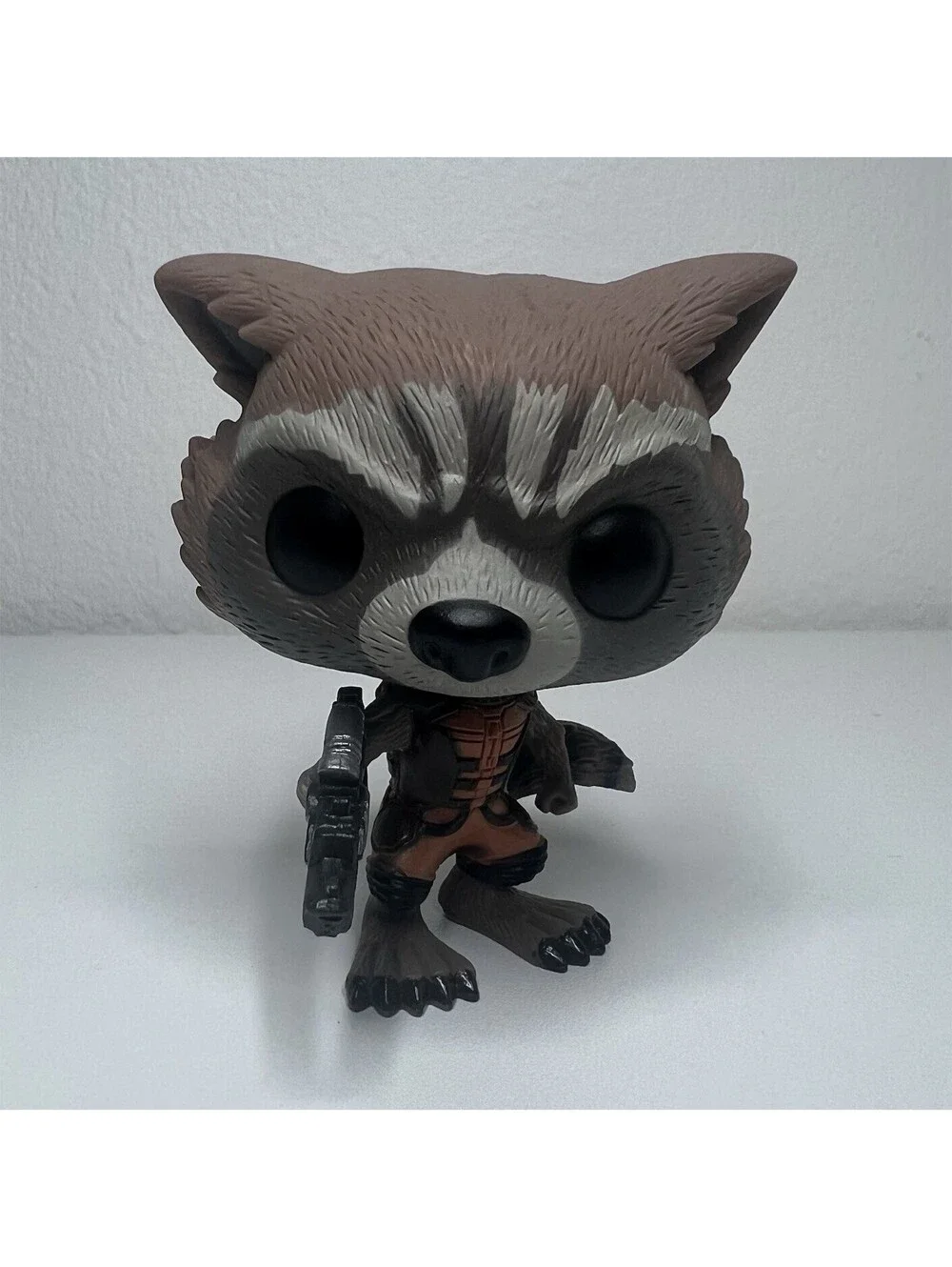 Funko Rocket Raccoon Marvel Vinyl Bobblehead Figure Brown Black White Movies